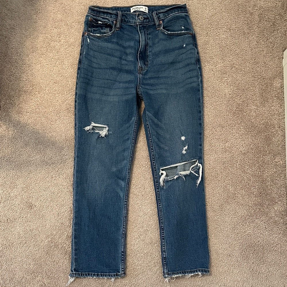 Abercrombie & Fitch ankle straight 6R jeans
